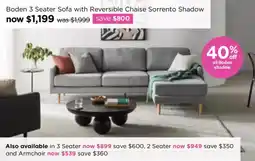 Early Settler Boden 3 Seater Sofa with Reversible Chaise Sorrento Shadow offer