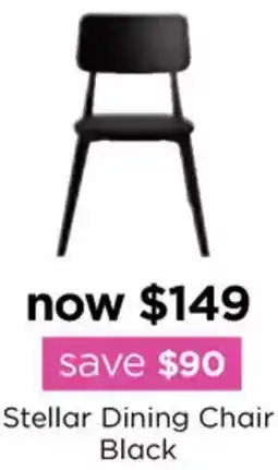 Early Settler Stellar Dining Chair Black offer