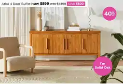 Early Settler Atlas 4 Door Buffet offer