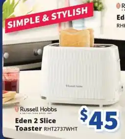 Bi-Rite Eden 2 Slice Toaster offer