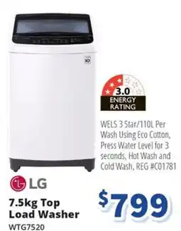 Bi-Rite Top Load Washer offer