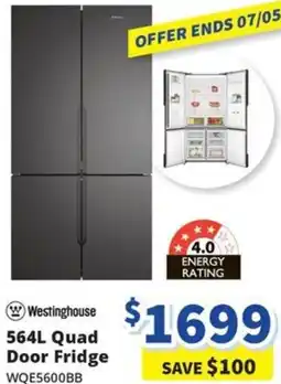 Bi-Rite Quad Door Fridge offer