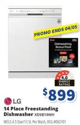 Bi-Rite 14 Place Freestanding Dishwasher offer