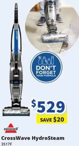 Bi-Rite CrossWave HydroSteam offer