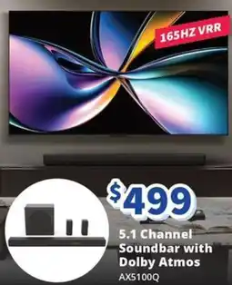 Bi-Rite 5.1 Channel Soundbar with Dolby Atmos offer