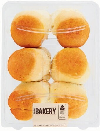 Coles Coles Bakery Scones 6 Pack offer