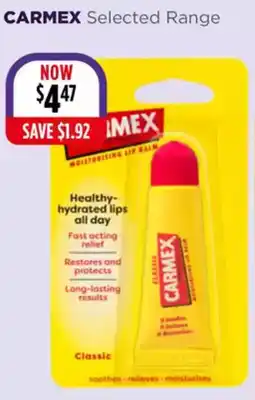 Wizard Pharmacy Carmex selected range offer