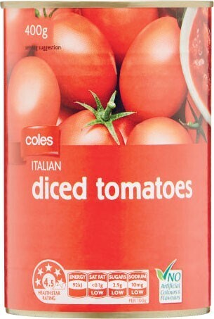 Coles Coles Italian Diced Tomatoes 400g offer