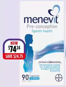 Wizard Pharmacy Pre-conception Sperm health offer