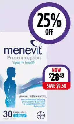Wizard Pharmacy Pre-conception Sperm health offer