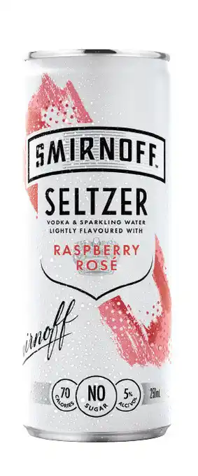 Smirnoff seltzer 5% premix 250ml 4 pack
