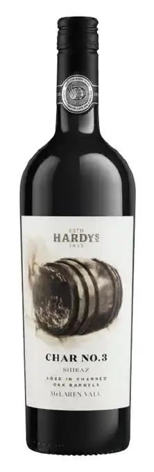 Porters Hardys char no.3 shiraz 750ml offer
