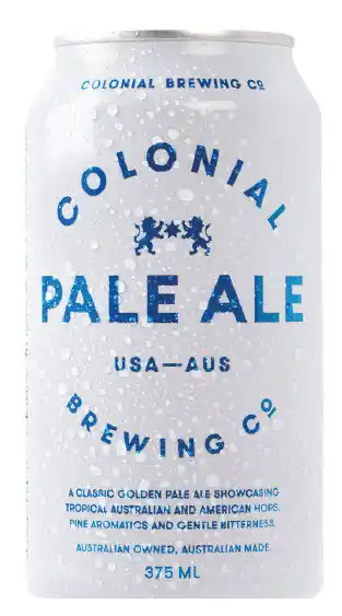 Porters Colonial brewing co pale ale cans 375ml 6 pack offer