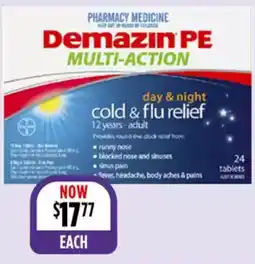 Wizard Pharmacy day & night cold & flu relief offer