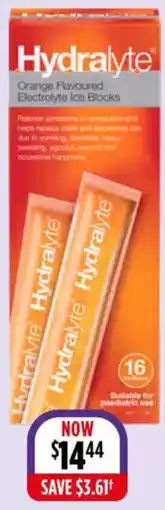 Wizard Pharmacy Orange Flavoured Electrolyte Ice Blocks offer