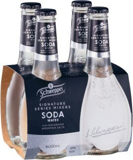 Coles Schweppes Signature Soft Drink 4x300mL offer