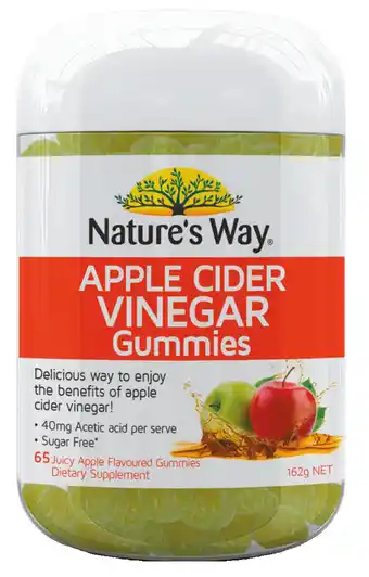 Pharmacy Direct Nature’s own apple cider vinegar gummies 65’s offer