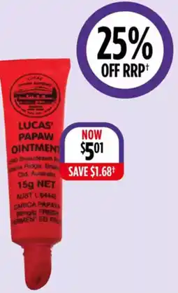 Wizard Pharmacy Lucas papaw offer