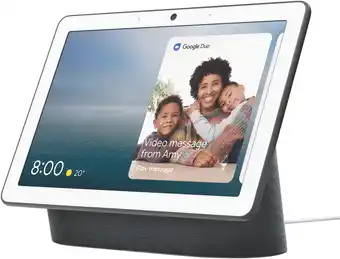 The Good Guys Google home nest hub max - charcoal offer