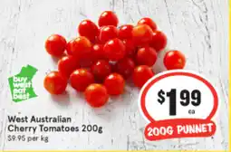 IGA West Australian Cherry Tomatoes offer