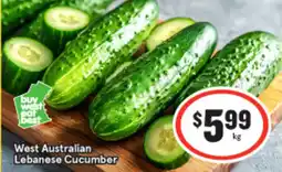 IGA West Australian Lebanese Cucumber offer