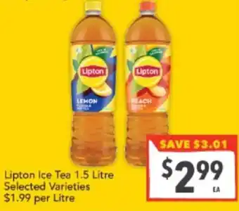 Supa Valu Lipton Ice Tea offer