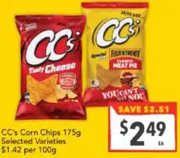 Supa Valu CC's Corn Chips offer
