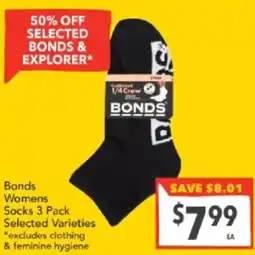 Supa Valu Bonds Womens Socks offer