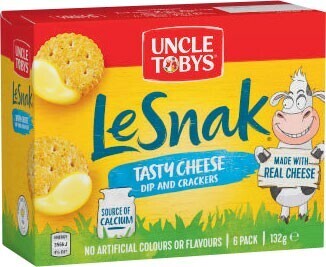 Coles Uncle Tobys Le Snak 132g offer
