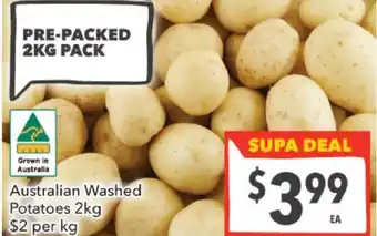 Supa Valu Australian Washed Potatoes offer