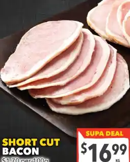 Supa Valu Short cut bacon offer