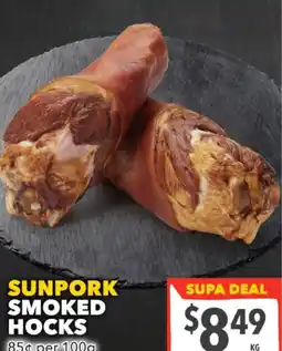 Supa Valu Sunpork smoked hocks offer