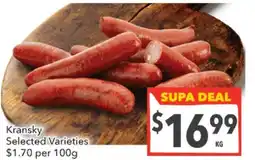 Supa Valu Kransky offer