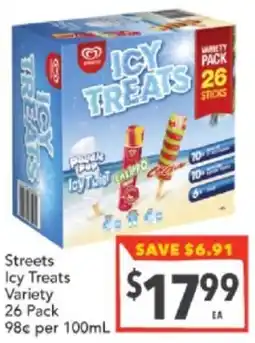 Supa Valu Streets Icy Treats offer