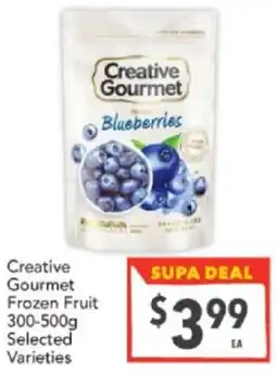 Supa Valu Creative Gourmet Frozen Fruit offer