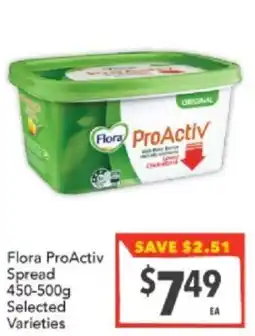 Supa Valu Flora ProActiv Spread offer
