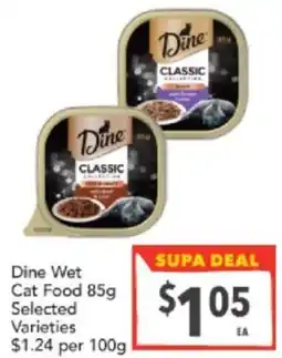 Supa Valu Dine Wet Cat Food offer