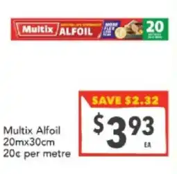 Supa Valu Multix Alfoil offer