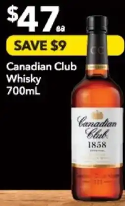 Supa Valu Canadian Club Whisky offer