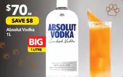 Supa Valu Absolut Vodka offer