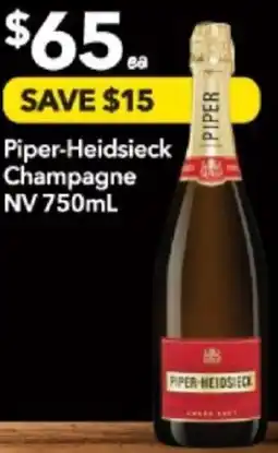 Supa Valu Piper-Heidsieck Champagne NV offer