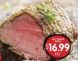 Spudshed Beef topside roast offer