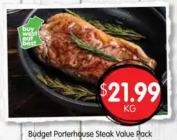Spudshed Budget Porterhouse Steak offer