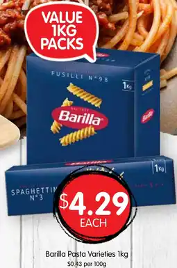 Spudshed Barilla Pasta offer