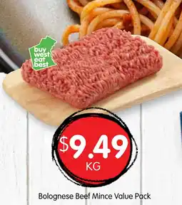 Spudshed Bolognese Beef Mince offer