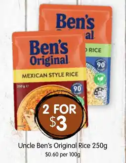 Spudshed Uncle Ben's Original Rice offer