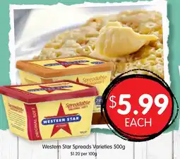 Spudshed Western Star Spreads Varieties offer