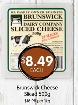 Spudshed Brunswick Cheese Sliced offer