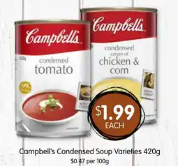 Spudshed Condensed Soup Varieties offer