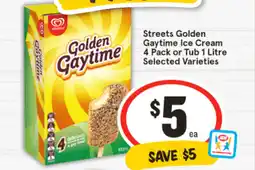 IGA Streets Golden Gaytime Ice Cream offer